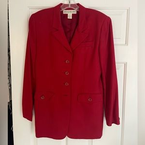 Evan Picone Vintage Red Blazer